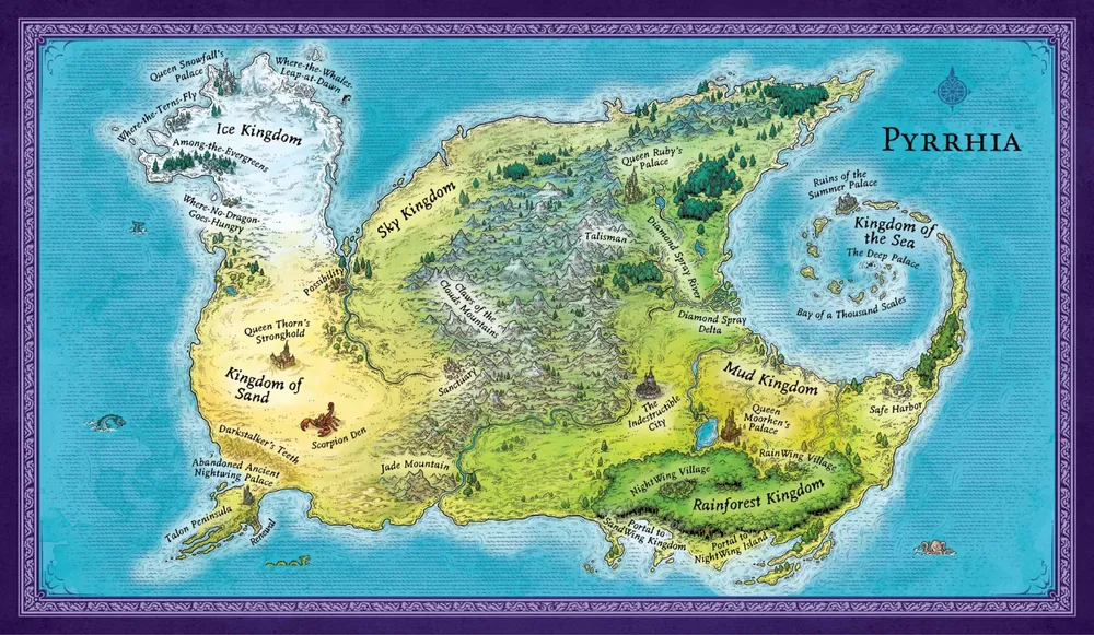 New map of Pyrrhia