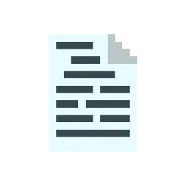 A pixelated file icon rotating 360 degrees.